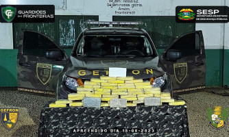 GEFRON apreende mais de 50 kg de cocaína durante Operação Hórus/Guardiões das Fronteiras