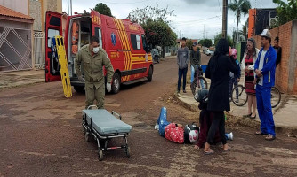 Pontes e Lacerda: mãe e filha ficam feridas em acidente de moto