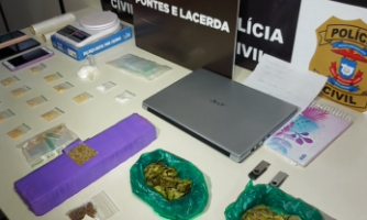 Tráfico de drogas: duas casas no Centro de Pontes e Lacerda são alvos da Polícia Civil