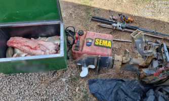 Homem é multado em mais de R$ 5 mil após ser flagrado com carne de jacaré