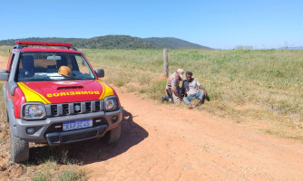 Idoso desaparecido há três dias é localizado pela equipe de busca dos Bombeiros