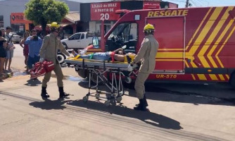 Sábado é marcado com dois acidentes de trânsito na região central