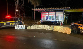 Apreensão de Carga Ilícita: Motorista é detido com cerca de 360 Kg de drogas em abordagem na BR-364