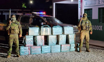 Gefron apreende 450 quilos de droga e causa prejuízo de R$ 8,2 milhões ao tráfico