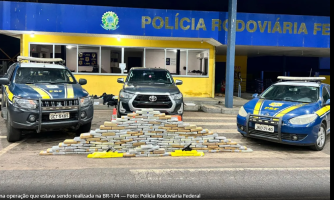 Policias são presos transportando quase 200kg de drogas escondidos em carro