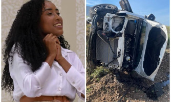 Cantora gospel sofre acidente após cumprir agenda musical em Pontes e Lacerda