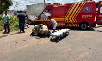 Condutora invade preferencial e provoca acidente de trânsito na Terezinha Coura Garbim