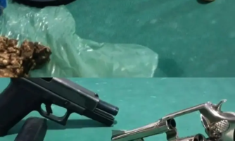 Drogas e armas de fogo são apreendias após operação em São José dos Quatro Marcos