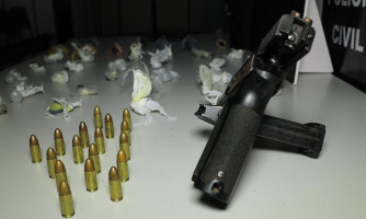 Casa usada como ponto de apoio a facção criminosa é alvo da Polícia Civil, em Pontes e Lacerda