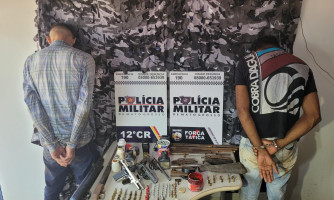 Cinco armas e duas prisões: Polícia apreende armamentos de facção criminosa em Pontes e Lacerda