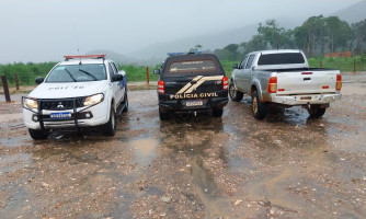 Polícia Civil identifica sítio utilizado para comercializar combustível ilegalmente, em Vila Bela