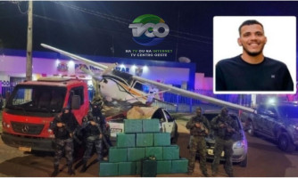 Traficante morre em confronto com a força tática e avião com carga de 460kg de cocaína é apreendida