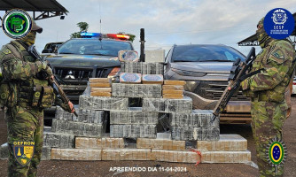 Operação na fronteira traficante preso e drogas retirada da circulação em Porto Esperidião