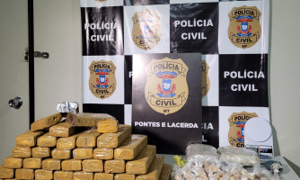 Polícia Civil prende três criminosos por tráfico de drogas no bairro Jardim Morada Da Serra
