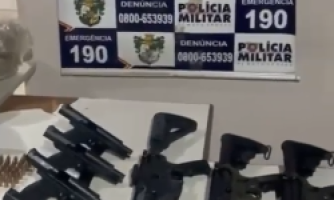 Armamentos, munições e drogas: Polícia em ação conjunta realiza grande apreensão em Vila Bela