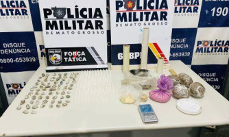 Polícia Militar desarticula quadrilha por tráfico de drogas em Cáceres