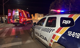 Condutora sem habilitação se envolve em acidente e outra fica ferida no centro da cidade