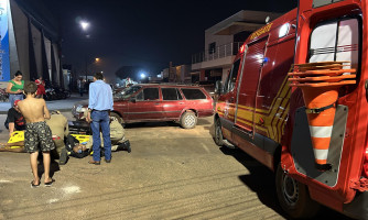 Uma pessoa fica ferida após acidente de trânsito em Pontes e Lacerda