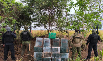 Polícia Civil apreende 500 tabletes de cocaína enterrados em sítio na fronteira