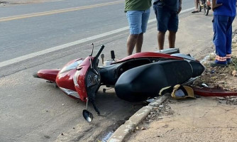 Duas motos colidem na BR-174B em Pontes e Lacerda