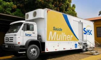 ATENÇÃO: CARRETA SESC SAÚDE MULHER JÁ EM PONTES E LACERDA