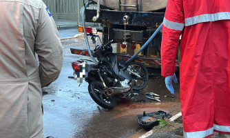 Gravíssimo acidente é registrado na Avenida Américo Mazete na manhã deste domingo