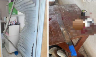 Irmãos vandalizam casa e decapitam gato em cima da mesa