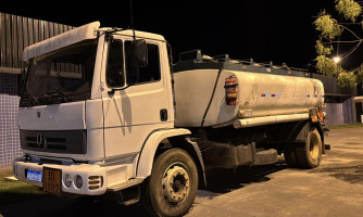 CAMINHÃO COM 3 MIL LITROS DE COMBUSTÍVEL É INTERCEPTADO NO CENTRO DE PONTES E LACERDA