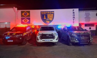 Caminhonete roubada em Cuiabá é recuperada durante operação em Glória D’Oeste