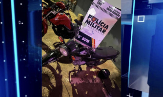 Homem é preso com motocicleta roubada durante patrulhamento policial