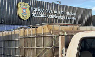 Polícia Civil apreende 4 mil litros de diesel em Vila Bela da Santíssima Trindade; prejuízo chega a R$ 150 mil