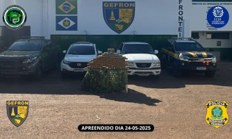 Três pessoas são presas com mais R$ 1 milhão de drogas em Porto Esperidião