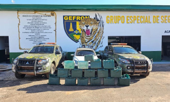 Gefron apreende mais de 480 quilos de cocaína e provoca prejuízo de R$ 8,9 milhões às facções criminosas