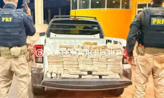 PRF apreende veículo com drogas que saiu de Pontes e Lacerda em Campo Verde