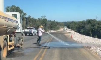 COMODORO: BR-174 é liberada após quase 24 horas de interdição por acidente com carreta