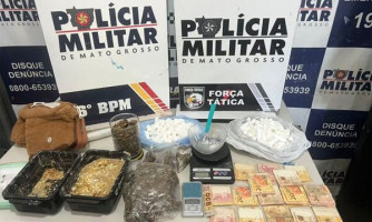 Jovem de 20 anos é presa em operação policial por tráfico em Cáceres