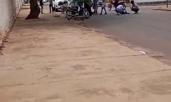Colisão entre motocicleta e patinete elétrico é registrada em Pontes e Lacerda