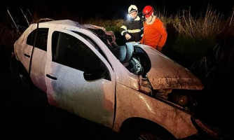 Acidente entre carro, caminhão e moto deixa um morto e dois feridos na MT-343 em Porto Estrela