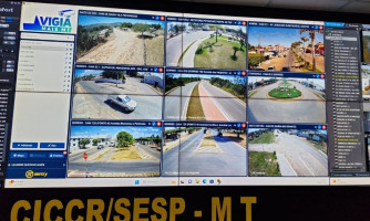 Câmeras do Vigia Mais MT permitem ao Governo recuperar R$ 19,6 milhões em veículos roubados e furtados