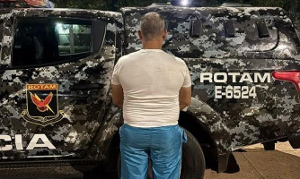 Condenado por estupro de vulnerável é capturado pela ROTAM em Cáceres