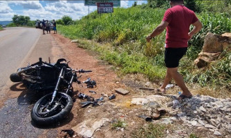 Motociclista morre após perder o controle e atingir pedra na MT-473, em Pontes e Lacerda