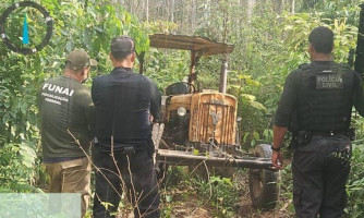 Operação conjunta combate desmatamento ilegal em reservas indígenas na fronteira de Comodoro e Vilhena