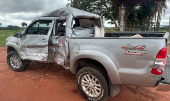 Acidente grave é registrado na Estrada do Matão, próximo à Ponte do Rio Alegre