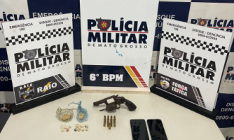 Adolescentes são detidos após tentativa de homicídio em Cáceres; armas, drogas e motos são apreendidas