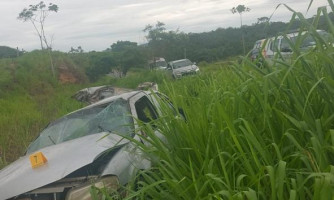 Motorista morre após capotamento na MT-352, entre São Domingos e Jauru