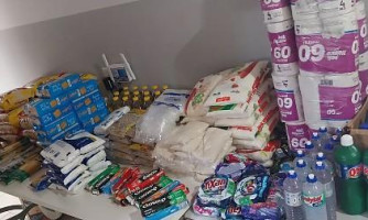 PM encontra estoque de alimentos suspeito de ligação com facção em Lambari D’Oeste