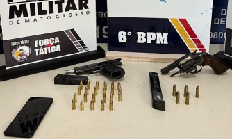 Facção criminosa incendeia casa de idosa e PM prende dois suspeitos em Cáceres