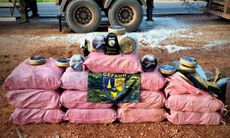 Operação Tolerância Zero apreende mais de 400 quilos de skank em rodovia de Mato Grosso