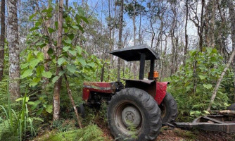 Policia Civil faz operação  contra desmatamento ilegal em terra indígena em Comodoro