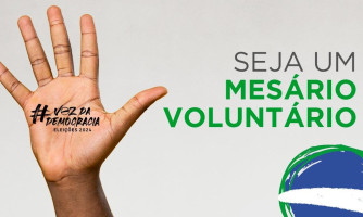 Eleições 2026: aberta convocação para mesários voluntários em todo o país